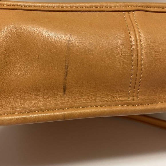 COACH Rambler's Legacy Vintage Tan Leather Shoulder Crossbody Bag 9061 - Picture 5 of 17